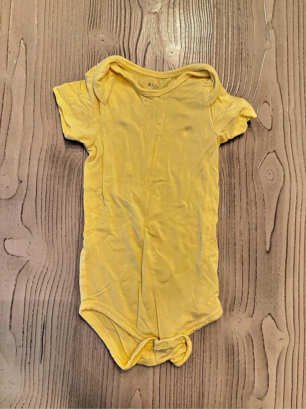 Kyte Baby Short Sleeve Bodysuit Yellow